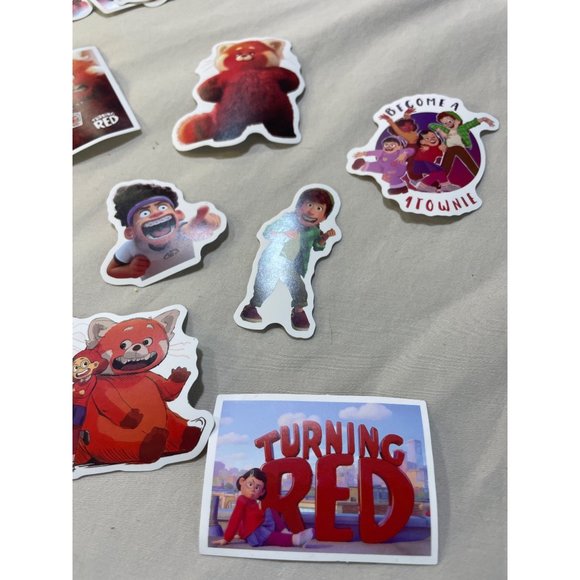 50Pcs Turn Red Stickers Cute Red Panda Stickers - Picture 5 of 6